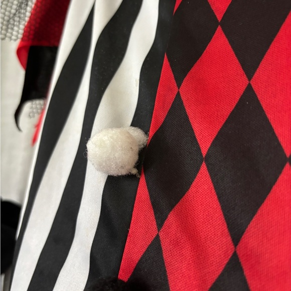 Spirit Halloween Girls Horror Harlequin Costume - 5 pieces - Picture 3 of 4